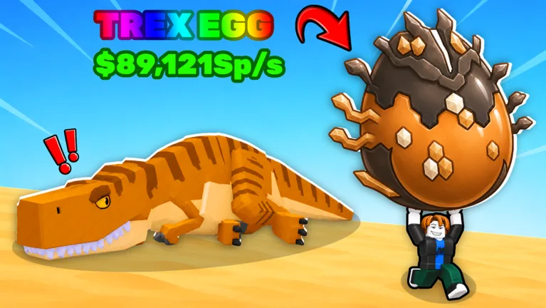Official Steal An Egg gameplay screenshot 3 from the Roblox game page